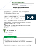 Economic Development Module 2 ECON501B