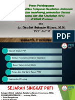 Presentasi Peran PKFI Dalam SPA (Dr. Gendut Sutanto Wijaya)