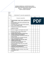 Rubrik Pengamatan Konsentrasi Siswa