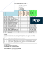 Analisis Penilaian KI 1234 Balok