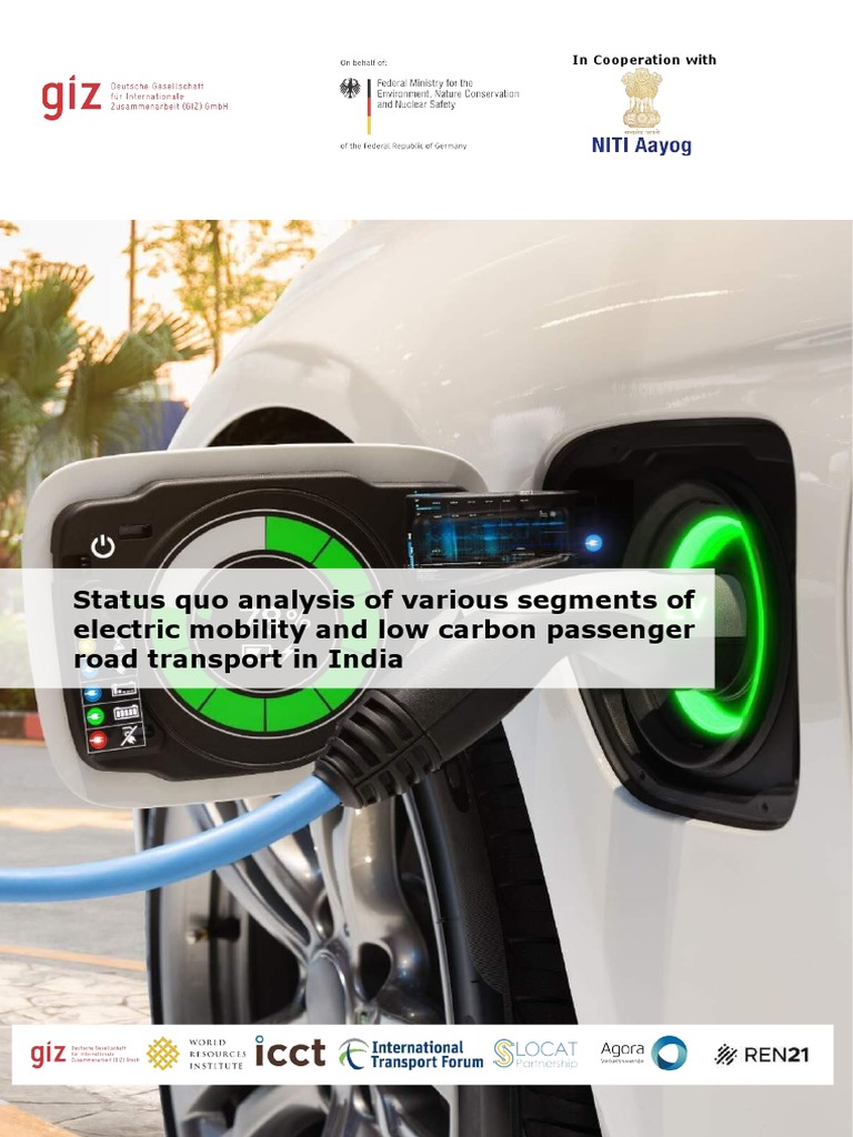 Electric Mobility Status in India | PDF | Electric Vehicle | Low Carbon ...