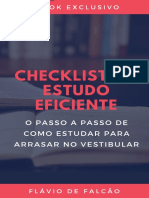 Checklist Do Estudo Eficiente