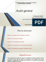 Thème I - Concept, Rôle Et Frontières de L'audit