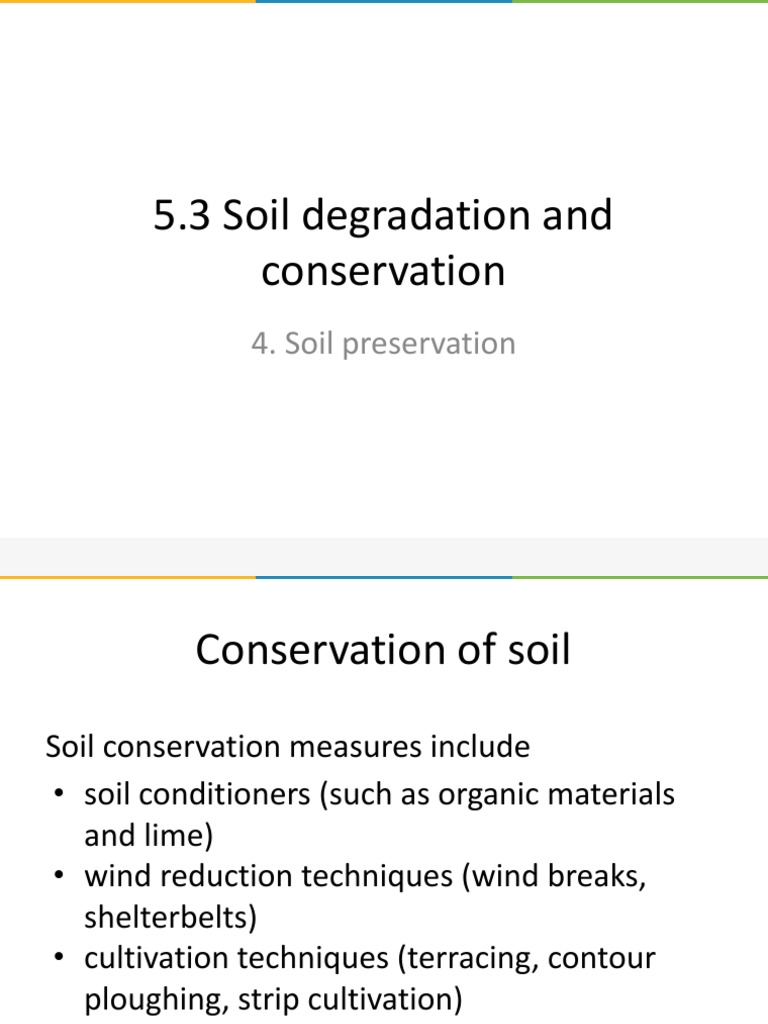 Soil Conservation Techniques | PDF