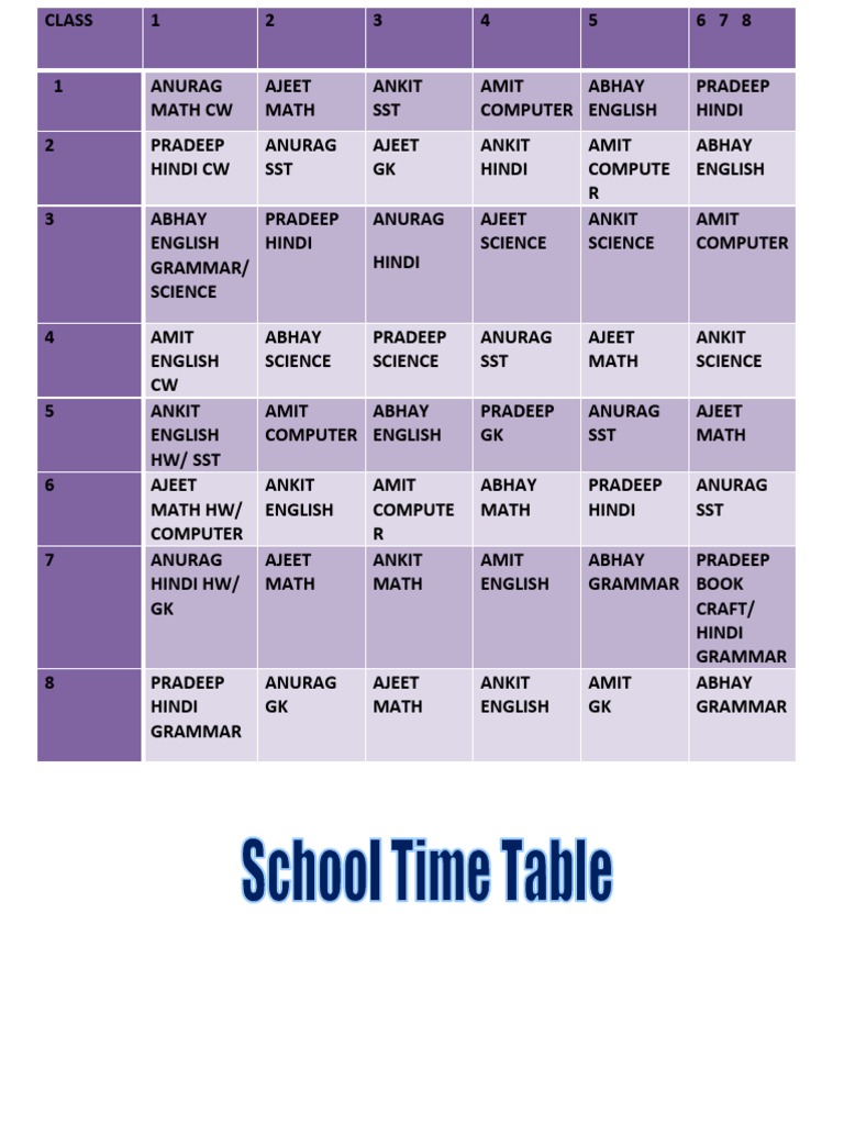 school-time-table-pdf