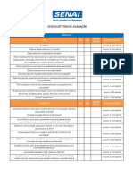 Checklist avaliação item