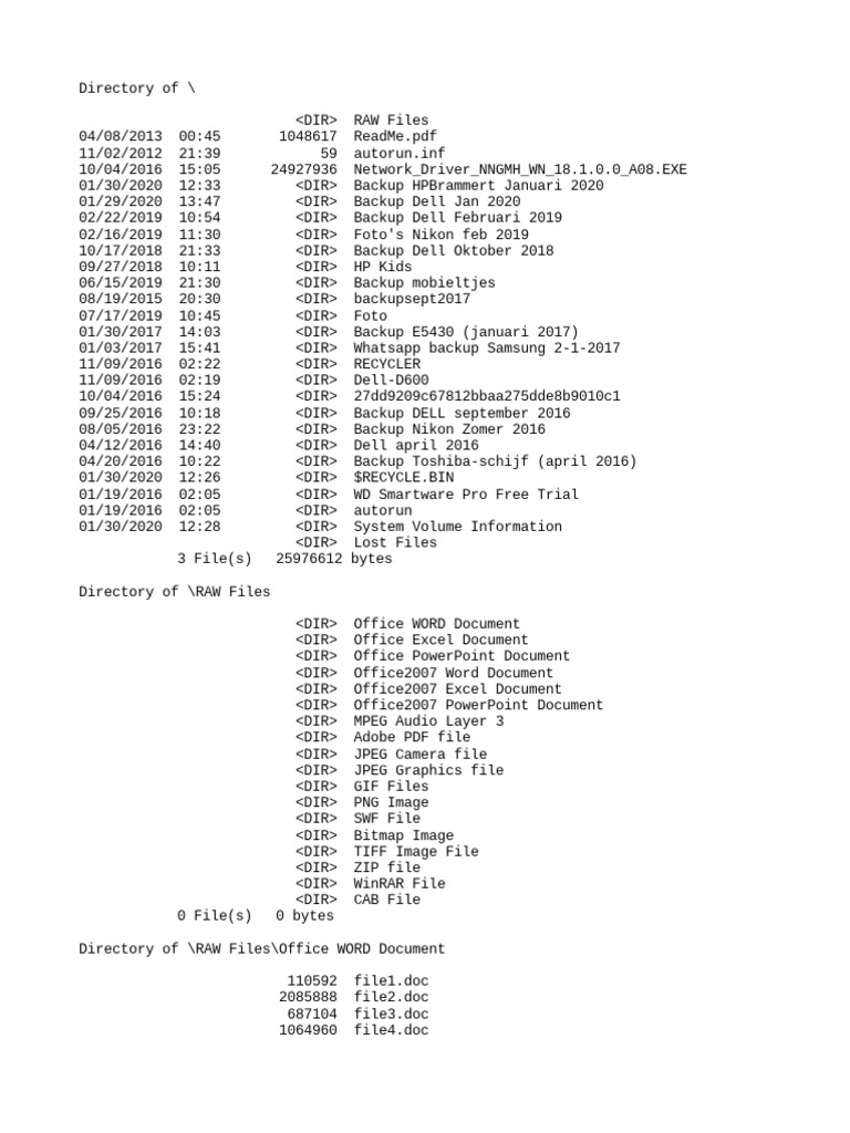 Files WD | PDF | Microsoft Excel | Digital Technology