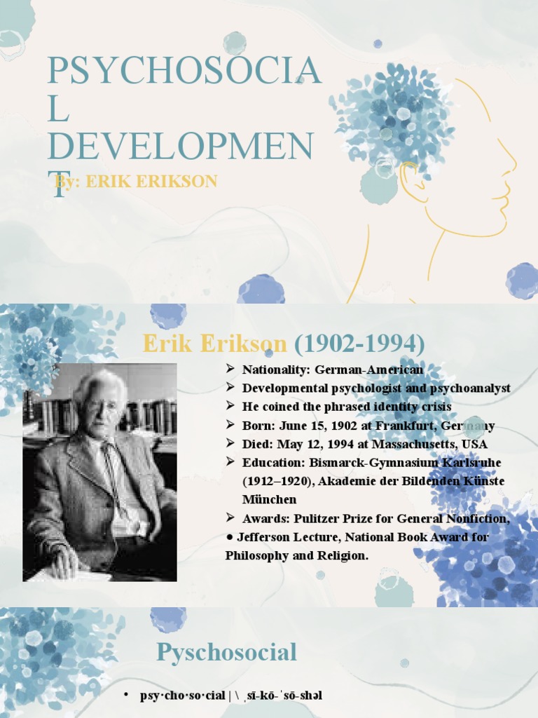 Erikson's Psychosocial Development Stages | PDF | Psychology ...