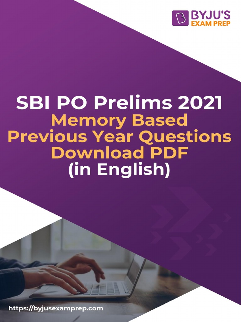Sbi Po 2021 Memory Based 81 | PDF