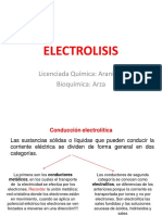 Electrólisis: Conductores y electrolitos