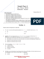 Maths Sample Paper (15)
