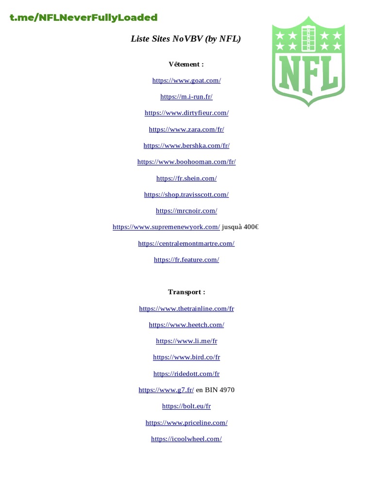 Site Non VBV T4GOAT PDF