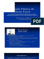 Escuela Clasica de H. Fayol