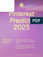 Pinterest - Predicts Report 2023