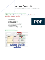 Fonction Excel