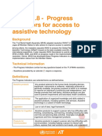 WHO MHP Progress Indicators for Acess to Assistive Technology2022.01 Eng