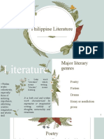 Philippine Literature Genres