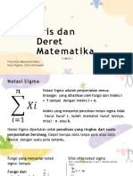 BARISAN DAN DERET MATEMATIKA