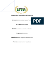 Evidencia de Examen - Tercer Parcial - Estadistica II - Katherine Canales