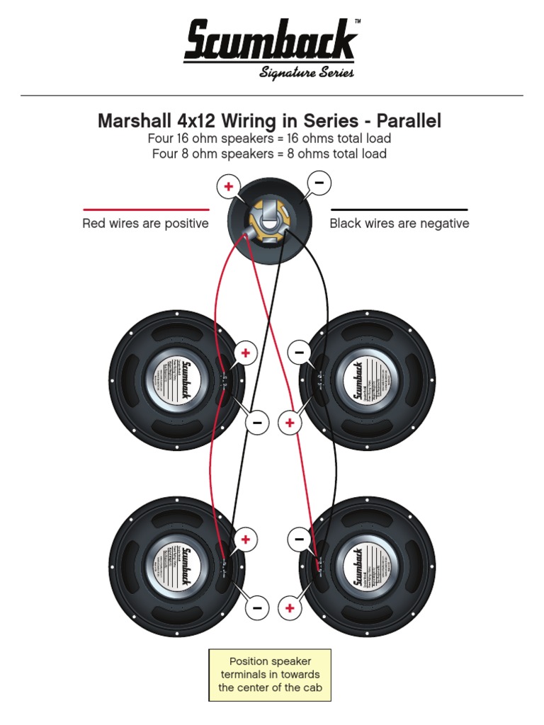 Marshall 4x12 SeriesParallel Wiring Guide PDF