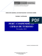 PERÚ - Compendio de Cifras de Turismo - Noviembre 2021