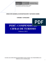 PERÚ - Compendio de Cifras de Turismo - Febrero 2021