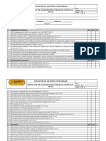 Check List de Alojamentos e Áreas de Vivência Nr-18 - Rev00