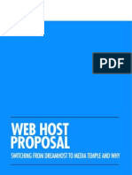 Web Host Proposal With Cover