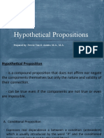 Hypothetical Propositions