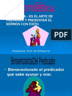 La HOMILETICA RESUMEN