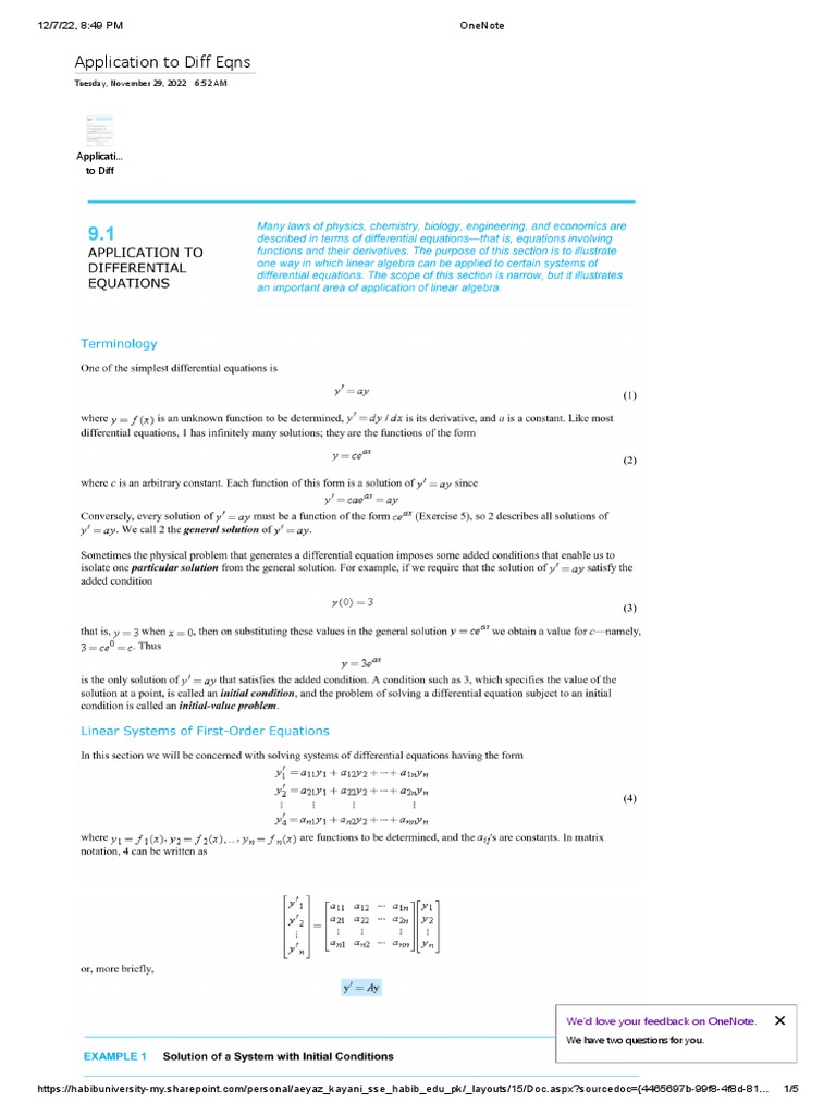 Diff Eq | PDF