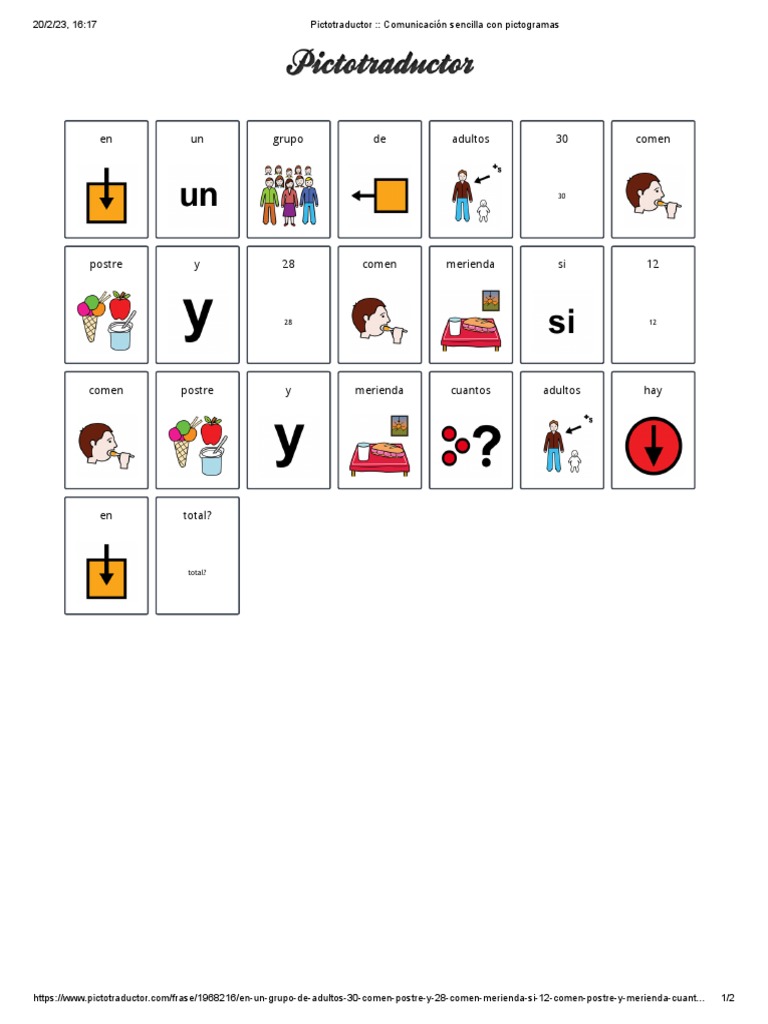 Pictotraductor - Comunicación Sencilla Con Pictogramas 1 | PDF