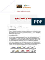 Culture of Honda Company