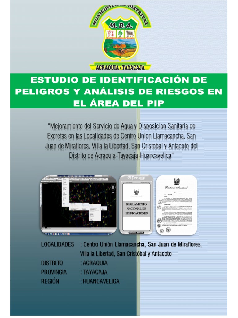 Identificación de Peligros y Análisis de Riesgo en El Área Del PIP ...