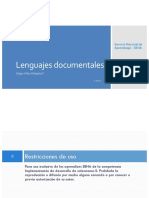 Generalidades de Lenguajes Documentales