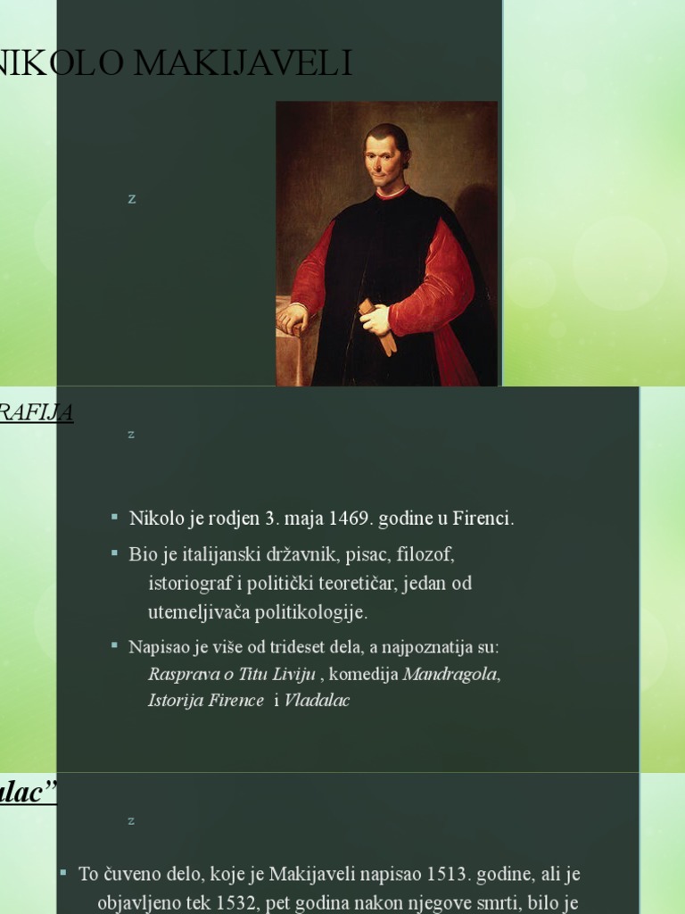 Nikolo Makijaveli | PDF