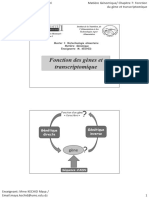 Génomique_11_Fonction Du Gène Et Transcriptomique