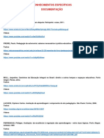 Roteiro de Estudo Documentação Pedagógica Avaliação Eja