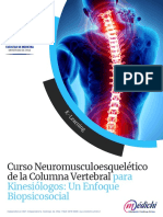 Curso columna vertebral kinesiólogos enfoque biopsicosocial