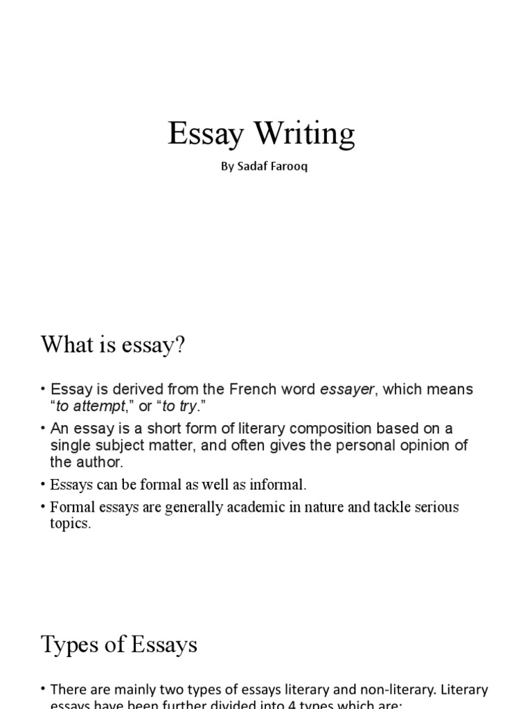 A Comprehensive Guide to Essay Writing Explaining the Basic Structure, Formats, and Tips for