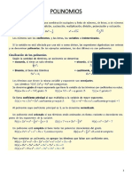 Polinomios: Características, Multiplicación, División, Raíces y Factorización