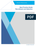 Best Practice Guide Recruitment Selection