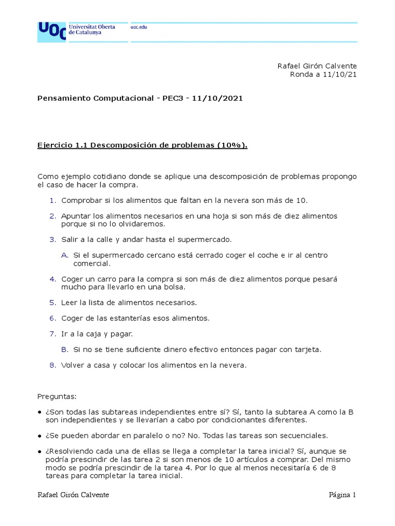 Pec 3 Rafael Girón 111021 PDF Algoritmos