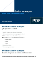 Política Exterior UE - Astrid Portero