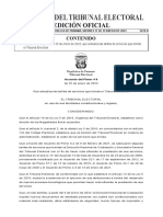 Boletin Del Tribunal Electoral N.° 5278-B