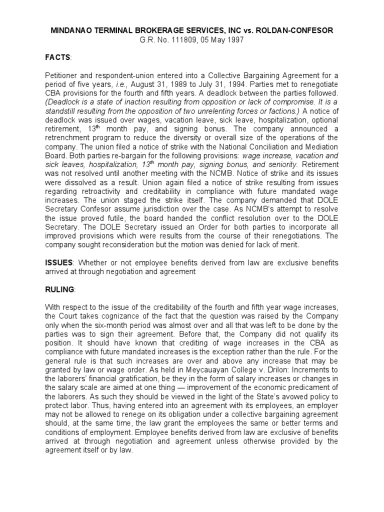 Mindanao terminal brokerage services vs roldan confesor pdf