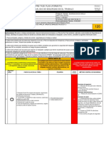 Pre Task Plan SEGREGACION DE VARILLA