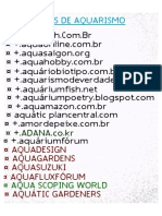 Sites de Aquarismo