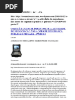 O QUE É E COMO SE DESENVOLVE A ATIVIDADE DE NEGOCIAÇÃO NAS AÇÕES DE SEGURANÇA PUBLICA E PRIVADA – PARTE 2