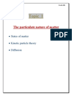 Topic 1: The Particulate Nature of Matter